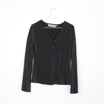 Black Sparkly Cardigan, Size M