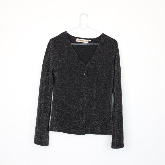Black Sparkly Cardigan, Size M