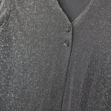 Black Sparkly Cardigan, Size M - 0