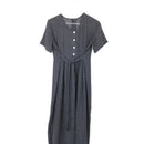 Black and White Polka Dot Jumpsuit, Size L-1