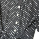 Black and White Polka Dot Jumpsuit, Size L-3