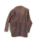 Vintage Genuine Leather Blazer-Style Jacket, Size L-2