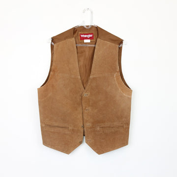 Wrangler Genuine Leather Waistcoat, Size L