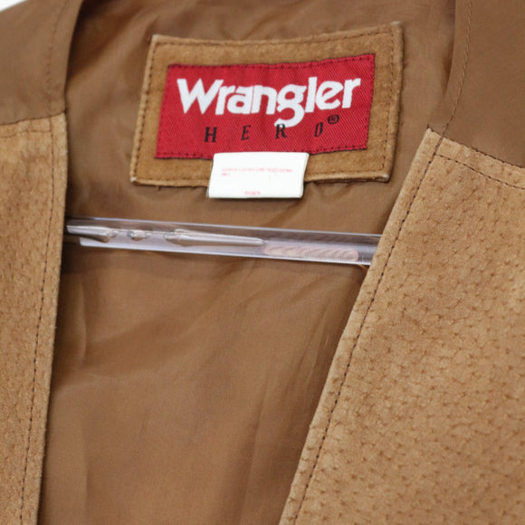 Wrangler Genuine Leather Waistcoat, Size L