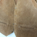 Wrangler Genuine Leather Waistcoat, Size L-2