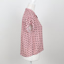 Zara Pink Graphic Blouse | Size XS-2