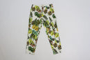 Vibrant Palm Leaf Print Stretch Pants | Sizes S–XL | Brand New-1