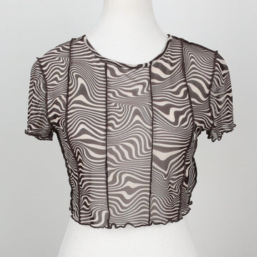 H&M Sheer Cropped Top | Size M