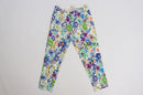 Bright Watercolour Floral Print Stretch Pants | Sizes S–XL | Brand New-1