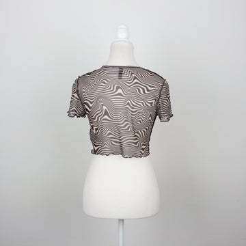 H&M Sheer Cropped Top | Size M - 0