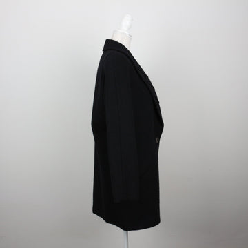 Alveco Vintage Black 70% Wool Coat | Size 8 - 0