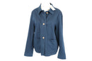 Navy Blue Cotton-Stretch Jacket | Sizes L & XL | Brand New-1
