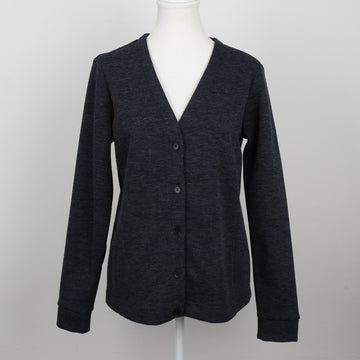Navy Blue Chunky Knit Cardigan | Size 34