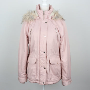 Forever New Baby Pink Winter Jacket | Size 38