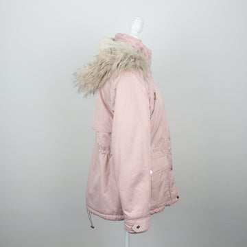 Forever New Baby Pink Winter Jacket | Size 38 - 0
