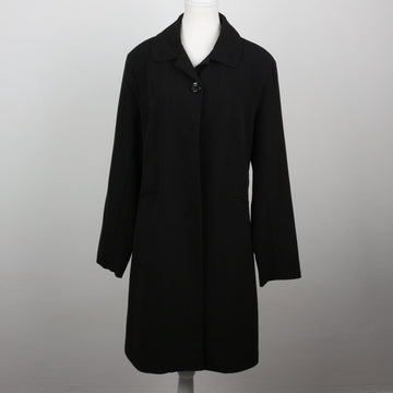 Legend Black Mid-Length Coat | Size 12