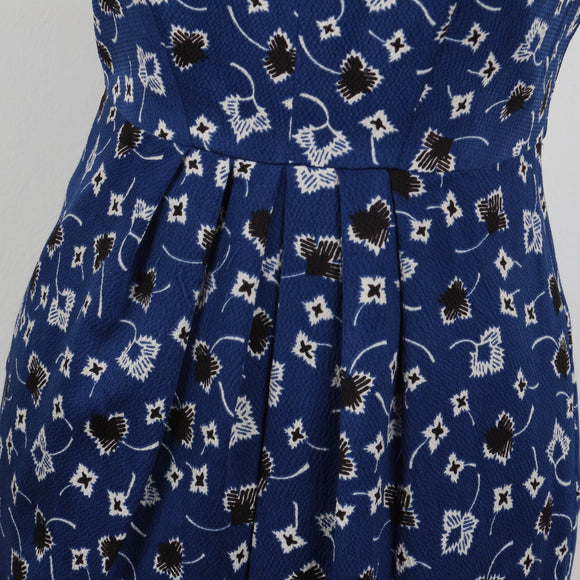 Country Road blue printed bodycon dress - 4