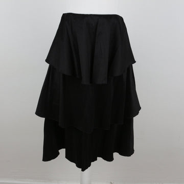 Black Trapeze Skirt | Size S