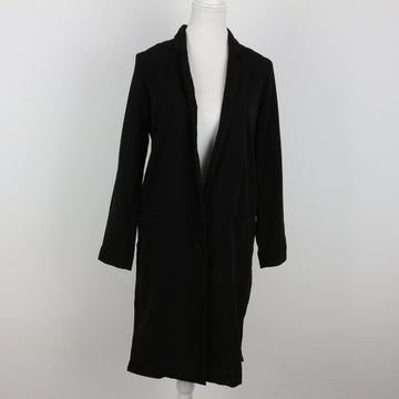 H&M Black Lightweight Long Blazer Jacket | Size 32