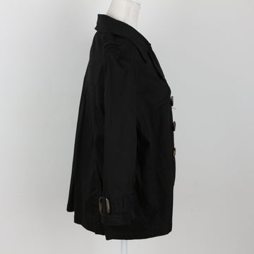 Marien Hall Black Cropped Coat | Size 12 - 0