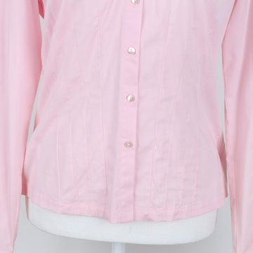 Pink Long Sleeve Fitted Shirt | Size 32 - 0
