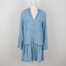Zara Long Sleeve Drop Waist Dress | Size M – Secondhand-1