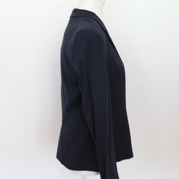 Zara Navy Blue Classic Blazer | Size M – Secondhand - 0