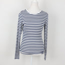 H&M Cream Ribbed Long Sleeve Top | Size M – Secondhand-1