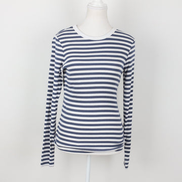 H&M Cream Ribbed Long Sleeve Top | Size M – Secondhand