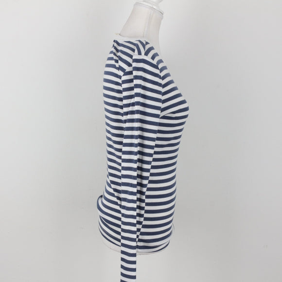H&M Cream Ribbed Long Sleeve Top | Size M – Secondhand