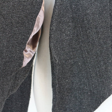 Jane & Elizabeth Grey Cropped Blazer | Size L – Secondhand - 0