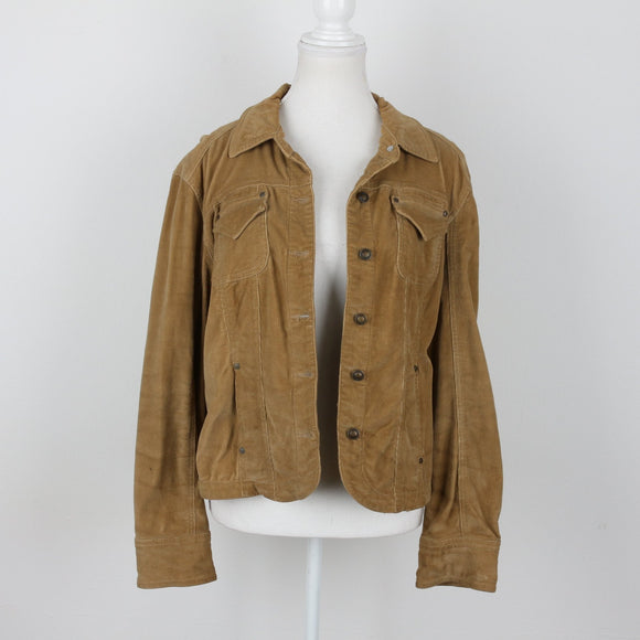 Camel Corduroy Jacket | Size S – Secondhand
