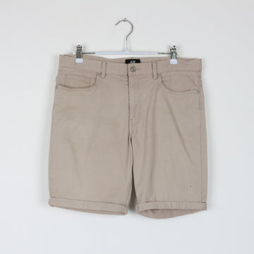 H&M Beige Chino Shorts | 5-Pocket | Relaxed Fit | Waist 30