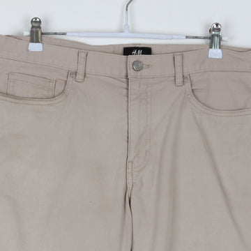 H&M Beige Chino Shorts | 5-Pocket | Relaxed Fit | Waist 30 - 0