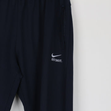 Nike Just Do It Navy Track Pants | Swoosh Logo | Elasticated Waist | Size 2XL - 0