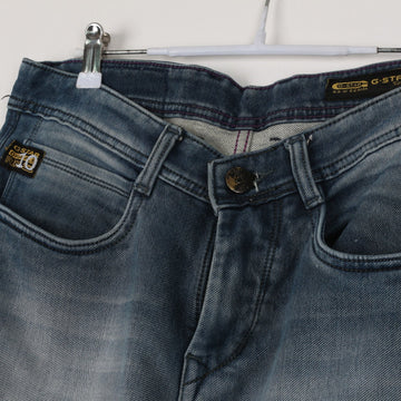 G-Star Raw Denim Skinny Jeans | Mid Blue Faded Wash | Low Rise | Waist 32 - 0