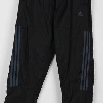 Adidas Black Track Pants | 3-Stripe | Tapered Fit | Size M - 0