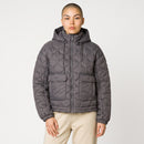 Truworths Grey Quilted Cropped Jacket with Removable Hood | Sizes 36–40 | Brand New-1
