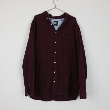 Woolworths Maroon Slim Fit Shirt (XL)