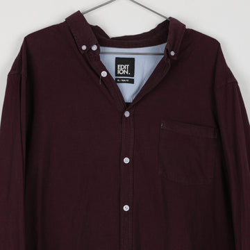 Woolworths Maroon Slim Fit Shirt (XL) - 0