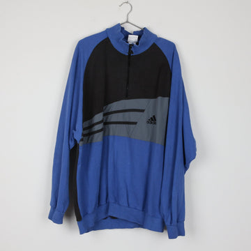 Vintage Adidas Half-Zip Sweater (XL)