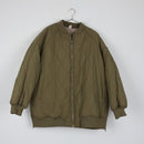 George Olive Green Quilted Puffer Jacket (L)-1