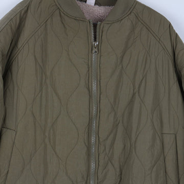 George Olive Green Quilted Puffer Jacket (L) - 0