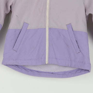 H&M Purple Softshell Hooded Jacket (5-6 Years) - 0