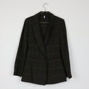 The Fix Olive Green Plaid Blazer (Size 6)-1