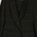 The Fix Olive Green Plaid Blazer (Size 6)-2