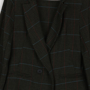 The Fix Olive Green Plaid Blazer (Size 6) - 0