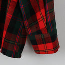 Traditional Plaid Long Sleeve Shirt (M)-3