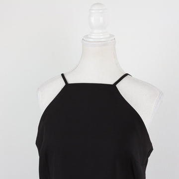 Foschini Black Halter Neck Square-Cut Bodycon Playsuit – Size L - 0
