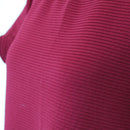 Burgundy Ribbed Cap Sleeve Round-Neck Bodycon Mini Dress – Size M-3